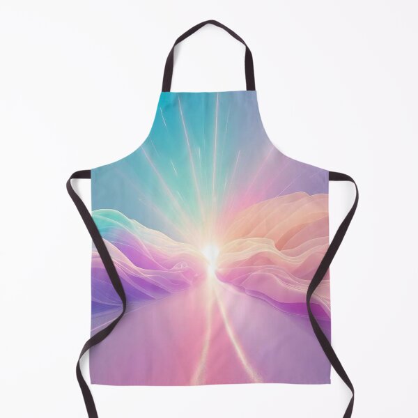 Item preview, Ethereal Aura Glow Landscape – Pastel Sunset Waves in Dreamy Gradient designed and sold by ArtivaNest.