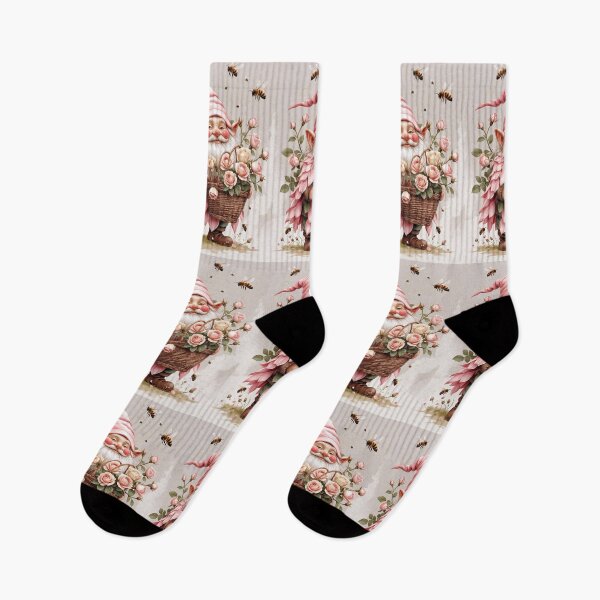 Item preview, Rose Petal Gnome – Gentle Floral Cottagecore Fantasy designed and sold by Deezyned.