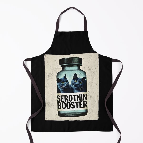 Item preview, Serotonin Booster: Funny Cat Graphic designed and sold by Mystikos Art.