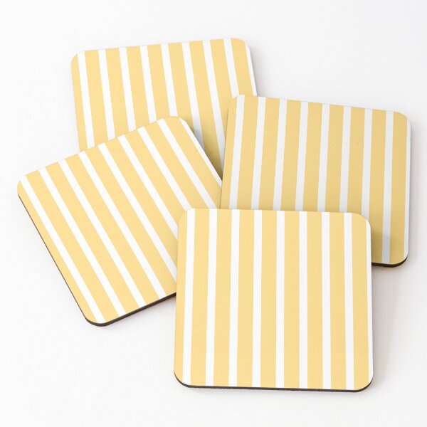 Item preview, Yellow and white stripe pattern designed and sold by RishabhArts1.