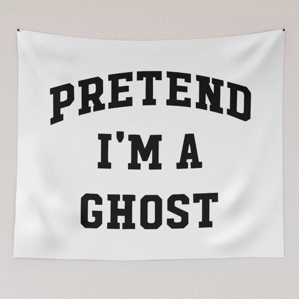 Item preview, "Spooky Fun Ghost Costume – Pretend I'm a Ghost Halloween 2025 Trick or Treat Vibes" designed and sold by artworkathome.