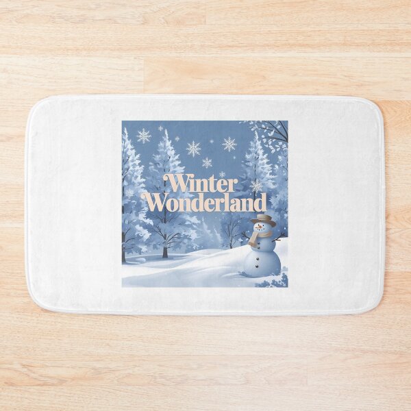 Item preview, Winter Wonderland Snowman - Snowy Forest designed and sold by KoalaCrafted.