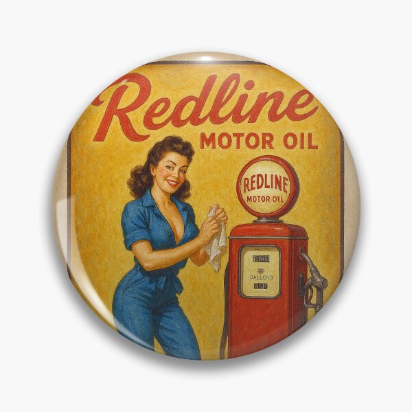 Item preview, RedLine Motor oil advertisement designed and sold by ImageFields.
