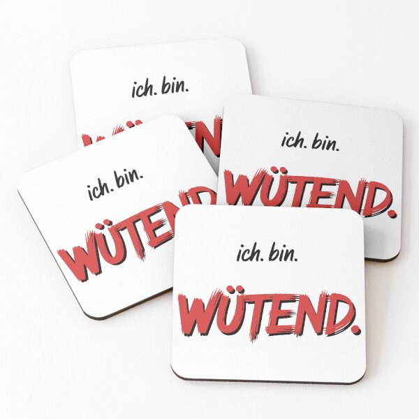 Item preview, I. AM. ANGRY. – powerful statement in red designed and sold by VariousGoodies.
