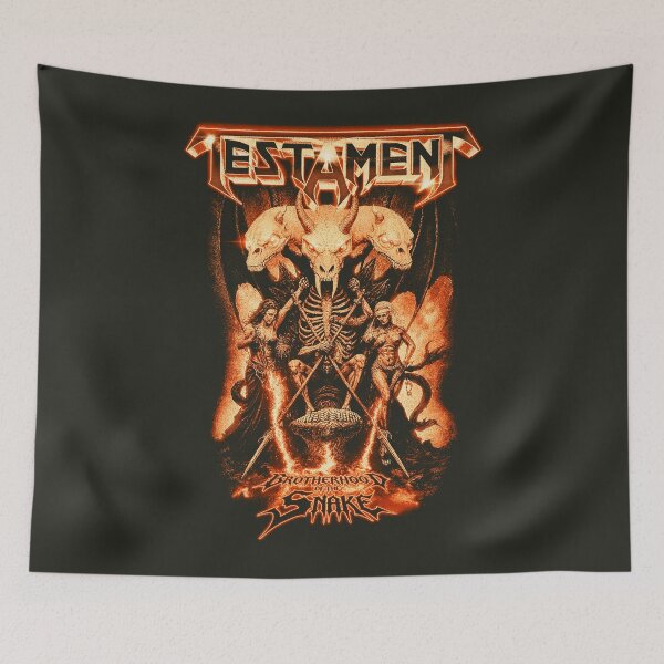 Item preview, Testament Band Heavy Metal | Brotherhood Of The Snake designed and sold by Buzzworthy Threads.