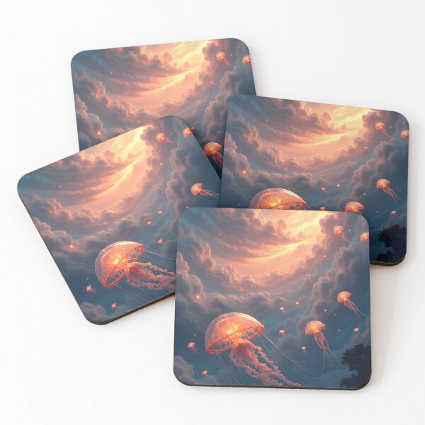 Item preview, Celestial Jellyfish Migration designed and sold by oanaunciuleanu.