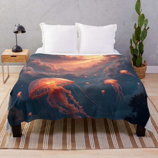 Item preview, Celestial Jellyfish Migration designed and sold by oanaunciuleanu.