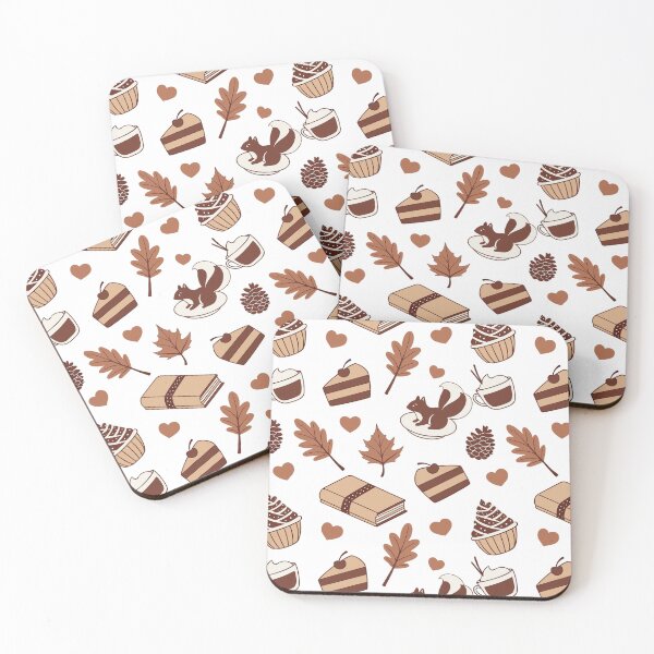 Item preview, A cutesy autumnal pattern designed and sold by Merrylands Artshop.