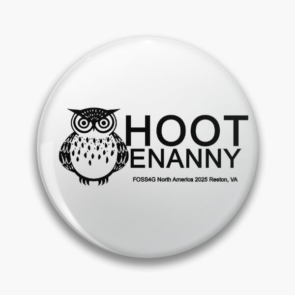 Item preview, Hootenanny - FOSS4GNA 2025 designed and sold by FOSS4GNA.