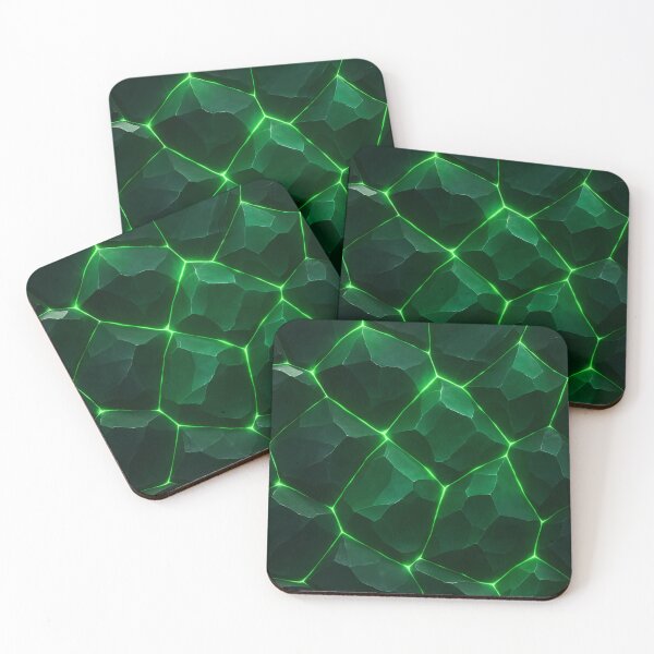 Item preview, Pattern – Emerald Crystal Veins designed and sold by Sencis.