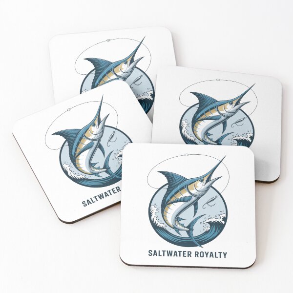 Item preview, Saltwater Royalty: Blue and Gold Majesty of the Ocean designed and sold by FusiTink.