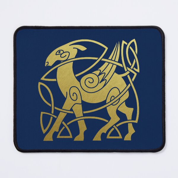 Item preview, Medieval Style Celtic Nordic Knotwork Winged Beast designed and sold by Pixelchicken.
