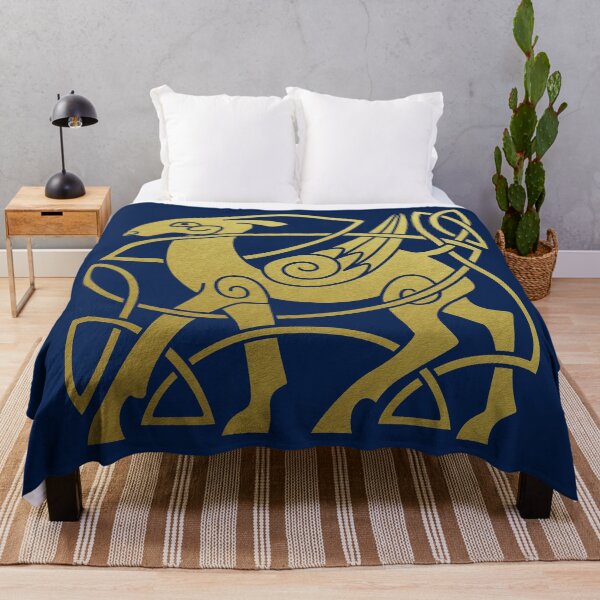 Item preview, Medieval Style Celtic Nordic Knotwork Winged Beast designed and sold by Pixelchicken.