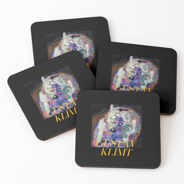 Item preview, Gustav Klimt “The Virgin” – Bold Modern Typography Art Print designed and sold by BadGirlzz.