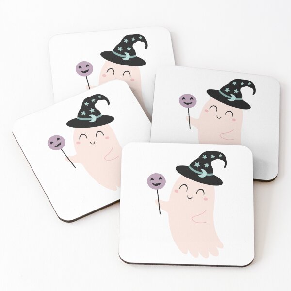 Artikelvorschau, Pink Ghost Halloween - Süßes Gruseliges Design entworfen und verkauft von Julza Art.