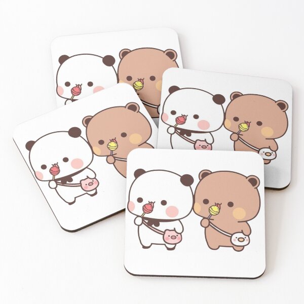 Item preview, Bubu Dudu Panda And Brownie Bear Couple 2026 designed and sold by BlueSkylineArts.