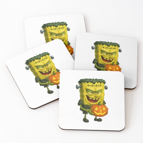 Item preview, Spongebob - Frankenstein - Halloween Horror Spongebob Pumpkin designed and sold by DibujandoPorfa.