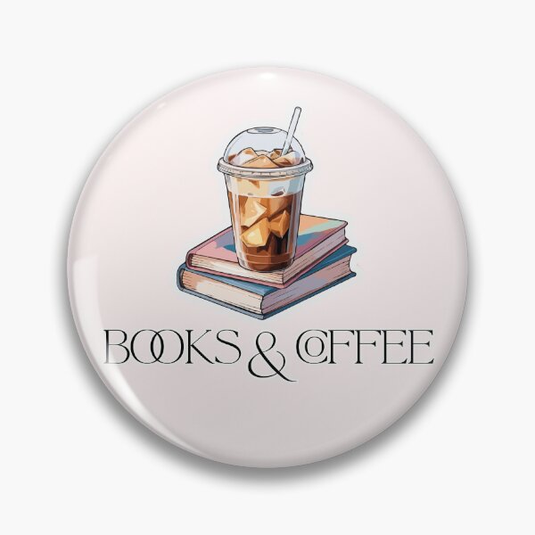 Item preview, Books & Coffee Sticker – Cozy Reading Vibes designed and sold by VirtualPalette.