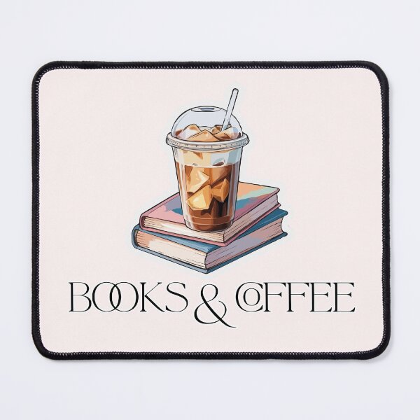 Item preview, Books & Coffee Sticker – Cozy Reading Vibes designed and sold by VirtualPalette.