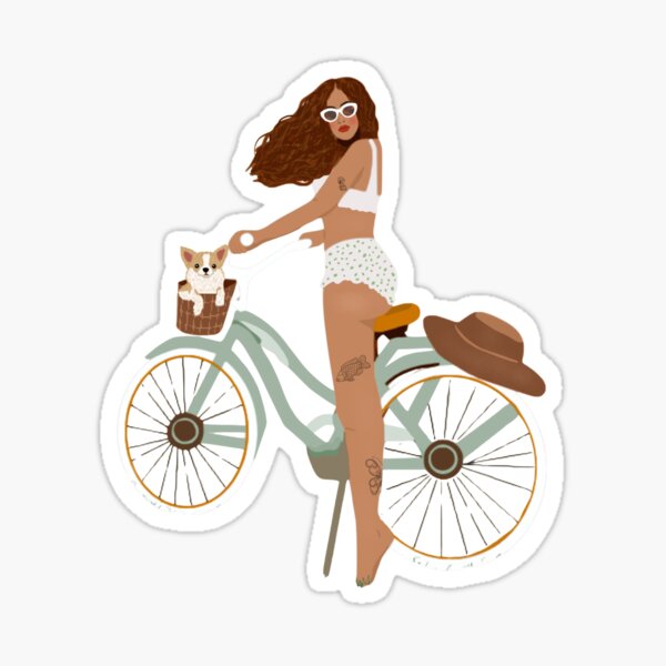 Item preview, Bike Trip With My Dog designed and sold by kokorotheshop.