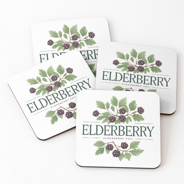 Item preview, Elderberry Chic – Stylish Botanical Design designed and sold by PolarisInk.