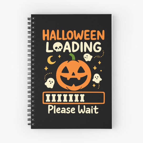 Item preview, Halloween Loading Please Wait Pumpkin Ghosts - Spooky Season designed and sold by RLYGR8.