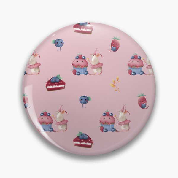 Item preview, Strawberry muffins designed and sold by From_the_moon_illustrations.