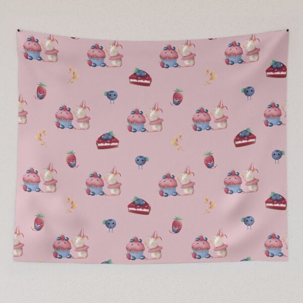 Item preview, Strawberry muffins designed and sold by lambsandwolves.