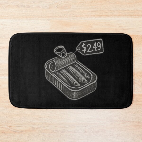 Item preview, Chalkboard Bistro Sardine-Tin – Retro Sketch designed and sold by FTS-Studio.