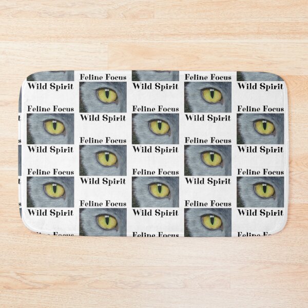 Item preview, Feline Focus Wild Spirit Cat's Eye Painting designed and sold by alczar.
