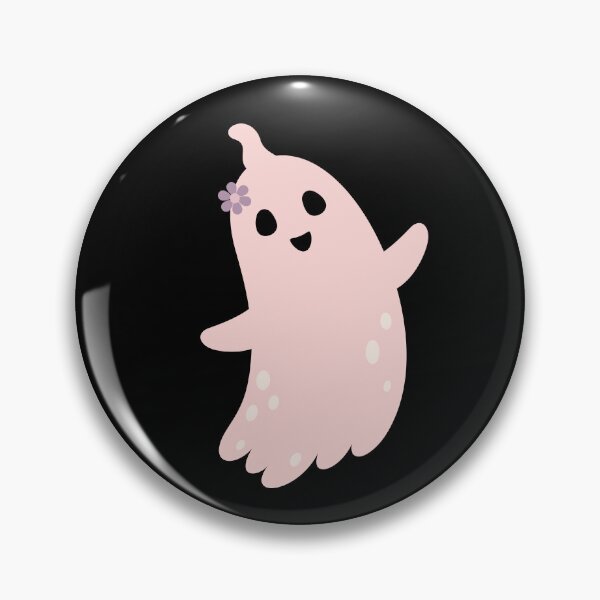 Item preview, Pink Halloween Ghost Illustration designed and sold by Julza Art.