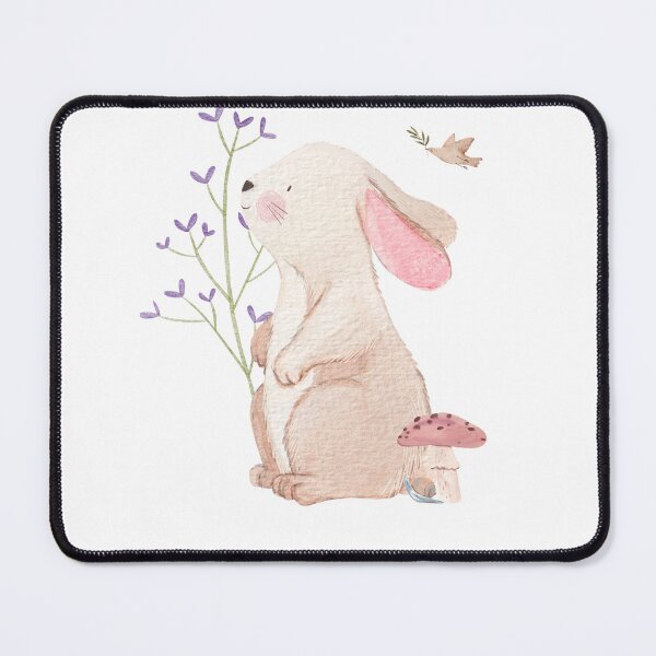 Item preview, White Bunny Minimal Face designed and sold by LaiDeeByAiya.