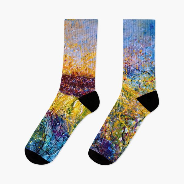 Item preview, Celestial Bloom Ethereal Palette Knife Painting designed and sold by Rocky Mountain Artistry.