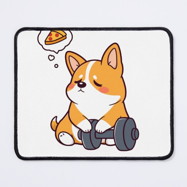 Item preview, Funny Corgi Gym Procrastination - I'll Start Monday designed and sold by artchubofficial.