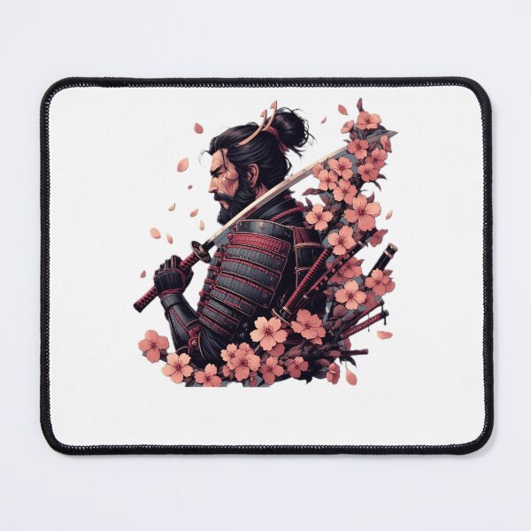 Item preview, Samurai and sakura designed and sold by DigitalArtTK.