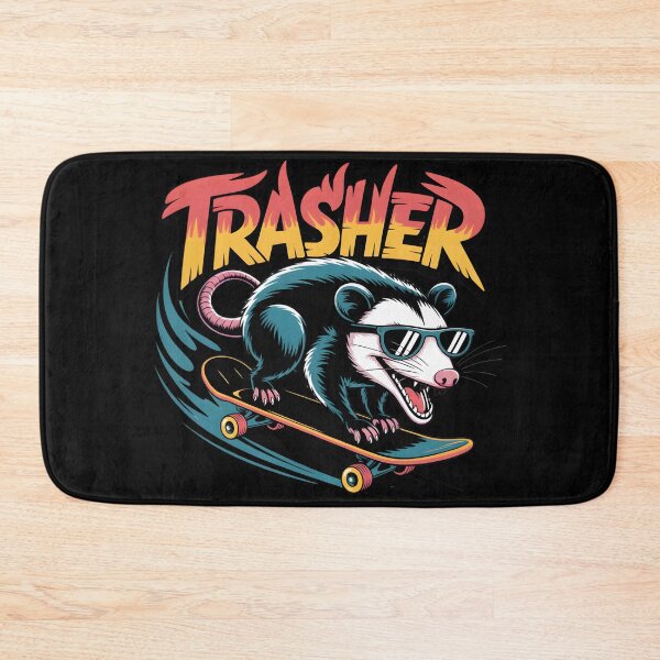 Item preview, Trasher! Skateboarding Opossum  designed and sold by shoppingtshirts.