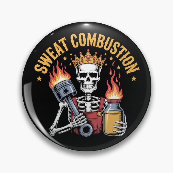 Item preview, Combustion Skeleton Mechanic Art Tee designed and sold by zakahero.