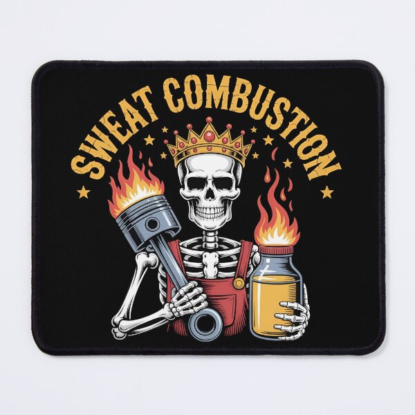 Item preview, Combustion Skeleton Mechanic Art Tee designed and sold by zakahero.