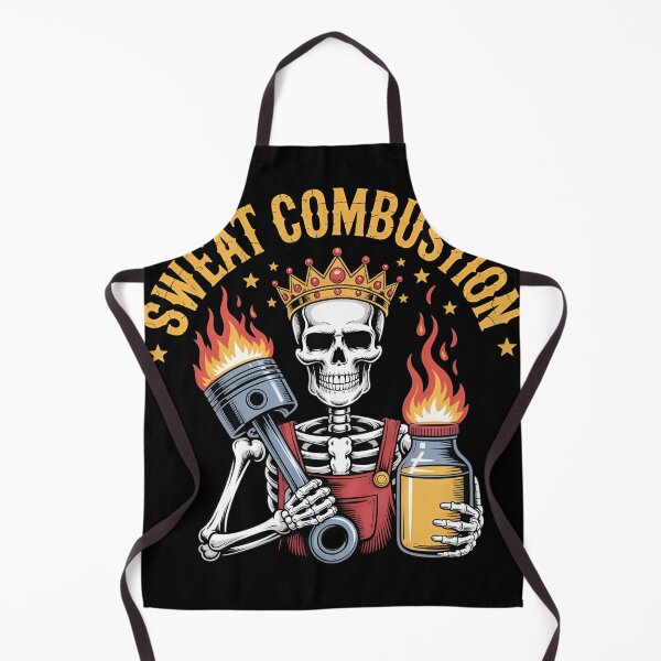 Item preview, Combustion Skeleton Mechanic Art Tee designed and sold by zakahero.