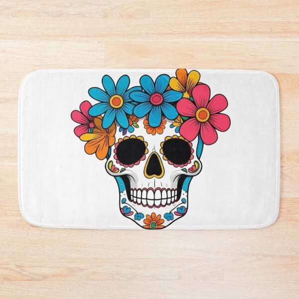 Item preview, the flowered skull designed and sold by WellN.