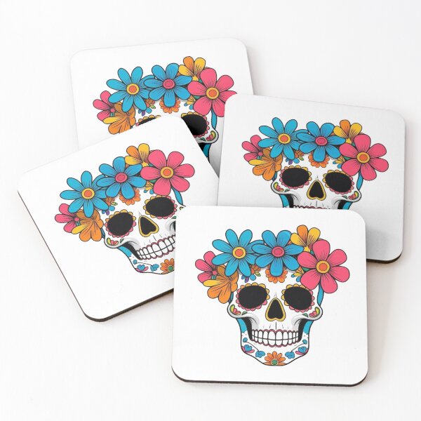 Item preview, the flowered skull designed and sold by WellN.