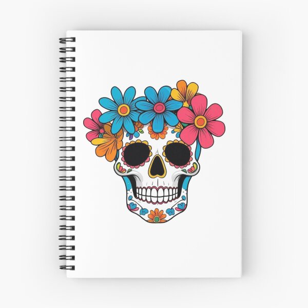 Item preview, the flowered skull designed and sold by WellN.