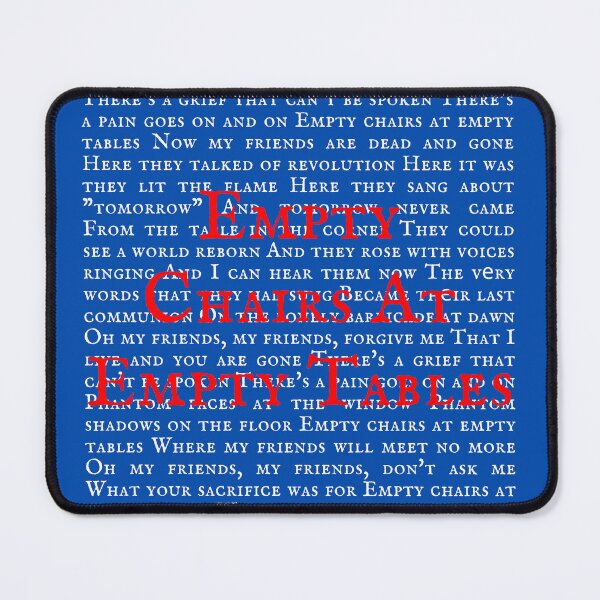 Item preview, Les Miserable Lyrics designed and sold by broadwaygirl142.