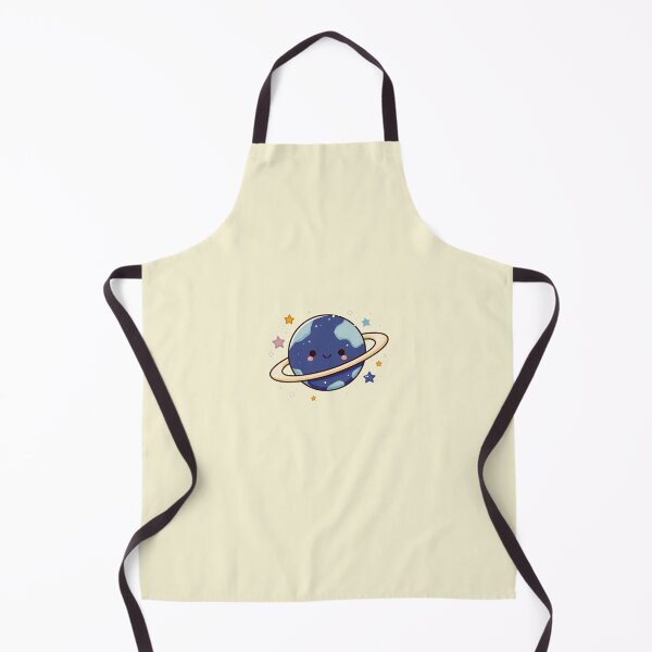 Item preview, Smiling Cute Planet with Stars – Kawaii Space Design designed and sold by VectiveLab.