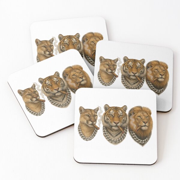 Item preview, Gangsta Big Cats Smoking Cigars designed and sold by Nuvijo.