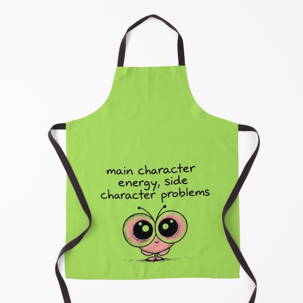 Item preview, Main Character Energy – Funny Cute Cartoon Quote designed and sold by LOVELUTZA.