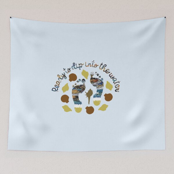 Item preview, Ready to dip into the water beach theme designed and sold by mariya-ivanova.