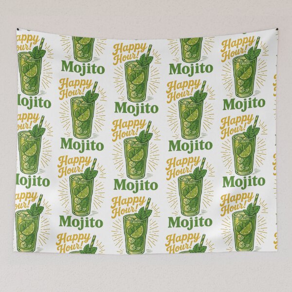 Item preview, Happy Hour Mojito – Fresh Mint Cocktail Art designed and sold by ilmagatPSCS2.