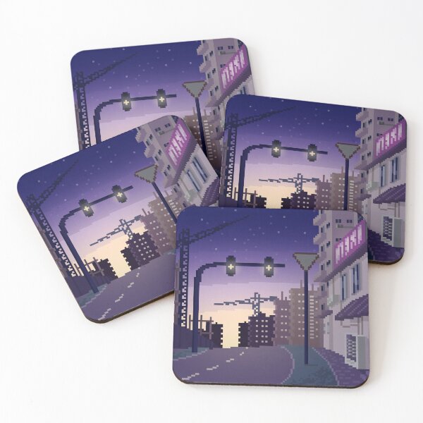Item preview, Lo-Fi Pixel-Art – City at Dawn designed and sold by Wojciech Sumara.