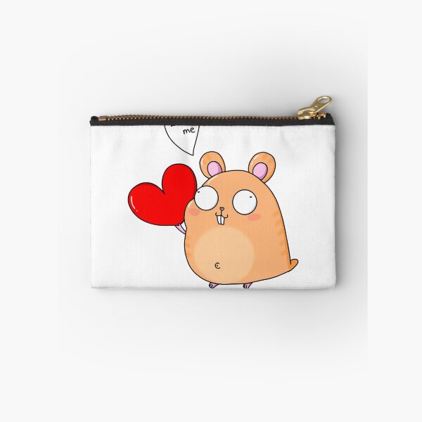 Item preview, Cute Chubby Hamster with Heart designed and sold by JJONGKO.